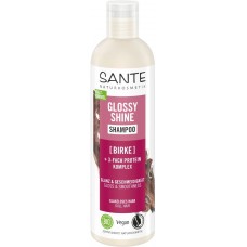 Sante Hair šampūns ar bērza lapu ekstraktu spīduma iegūšanai Glossy Shine, 250ml